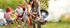 VEVOR Indoor/Outdoor Electric Grill, 1800W Electric BBQ Grill & 
2 Zone Grilling Surface Adjustable Temperature for Party Camping