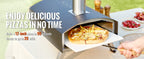 Succebuy 12inch Outdoor Oven Charcoal Fired ,Portable 
Stainless Steel Grill&Pizza 
Waterproof for Backyard Camping