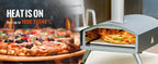 Succebuy 12inch Outdoor Oven Charcoal Fired ,Portable 
Stainless Steel Grill&Pizza 
Waterproof for Backyard Camping