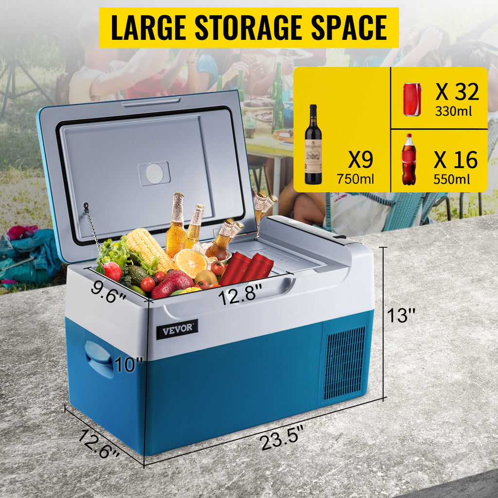 Succebuy 12V Portable Refrigerator, 
App Control(-4℉~68℉) Car  Electric Compressor Cooler