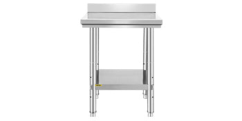 VEVOR Kitchen Work Bench.
Commercial Catering Table with Undershelf Stainless Steel 330LBS 286LBS for Restaurant Garage