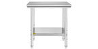 VEVOR Kitchen Work Bench.
Commercial Catering Table with Undershelf Stainless Steel 330LBS 286LBS for Restaurant Garage